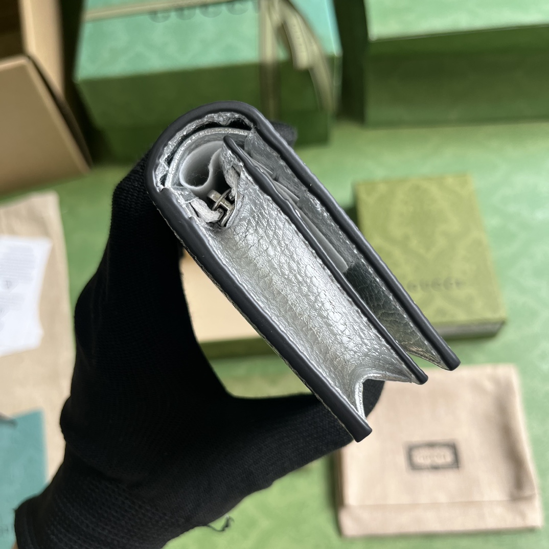 Gucci GG Marmont Card Case Wallet  - DopestKickz