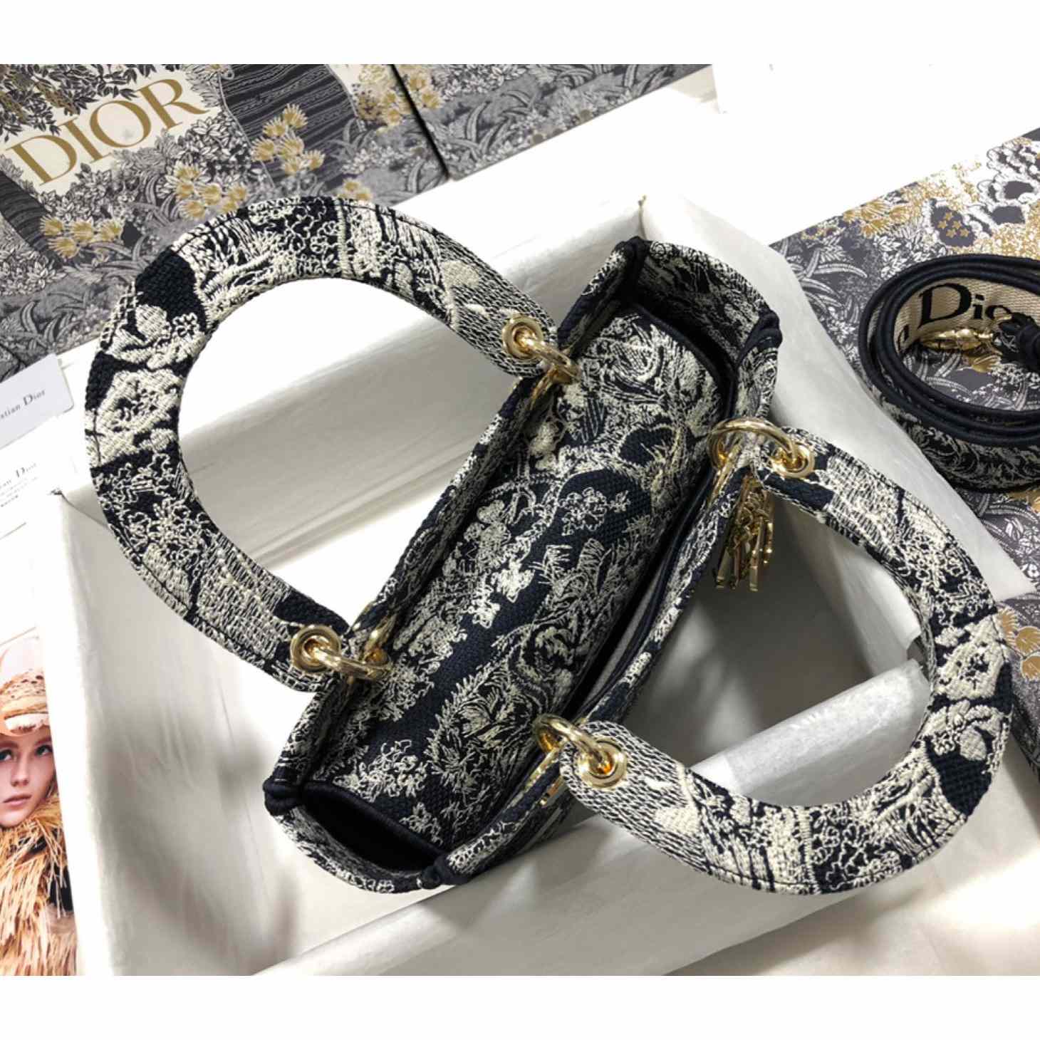 Dior Medium Lady D-lite Bag( 24--20-11cm) - DopestKickz