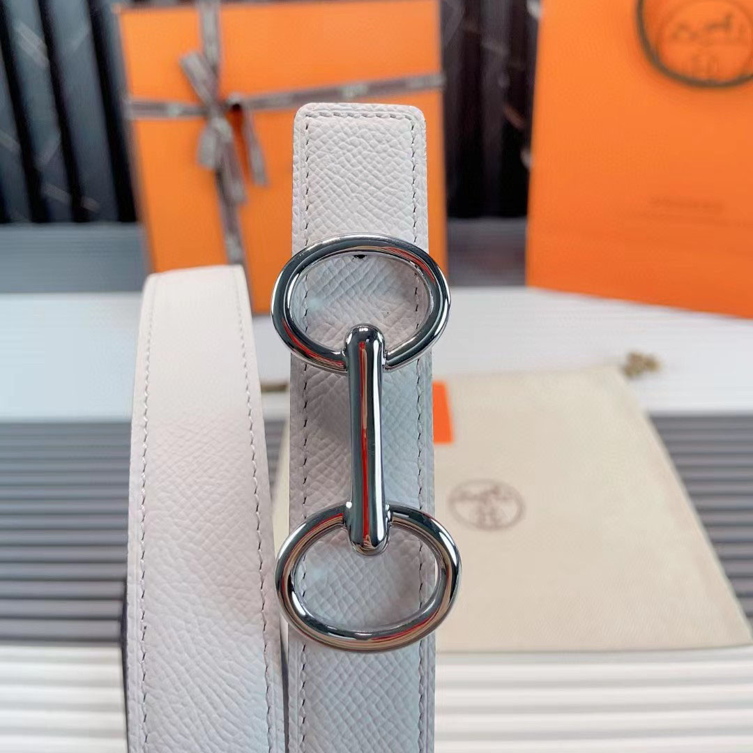Hermes Heritage Belt Buckle & Reversible Leather Strap  - DopestKickz