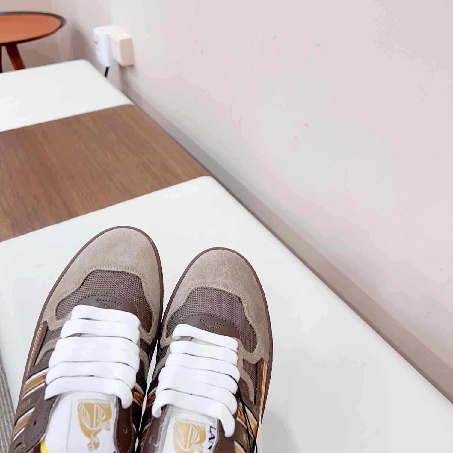 Lanvin Leather Low-top Clay Sneakers - DopestKickz