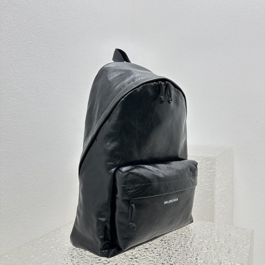 Balenciaga Explorer Backpack In Black (34.8x47x19.8cm) - DopestKickz
