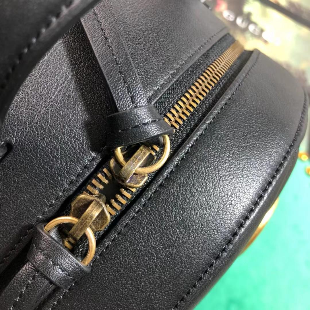 Gucci GG Marmont Leather Backpack (22-5-26cm)   476671 - DopestKickz
