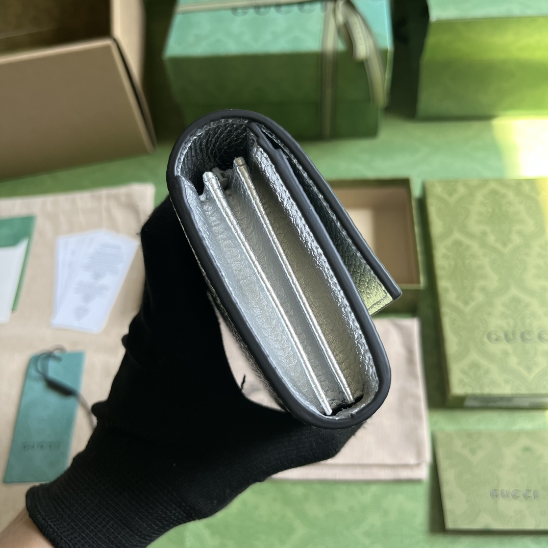 Gucci GG Marmont Continental Wallet  - DopestKickz