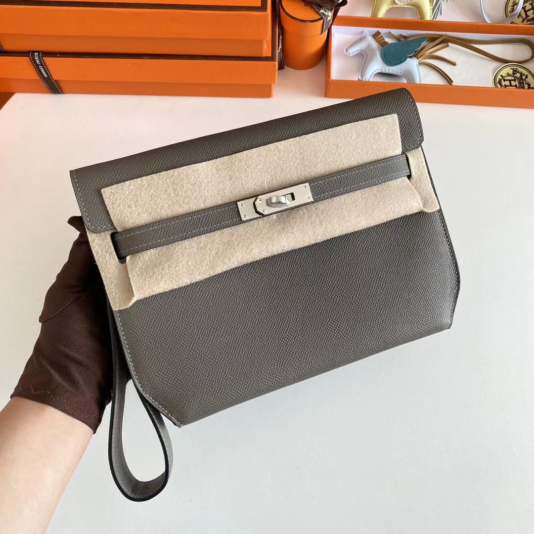 Hermes Kelly Dépêches Leather Bag (25-19-5cm) - DopestKickz
