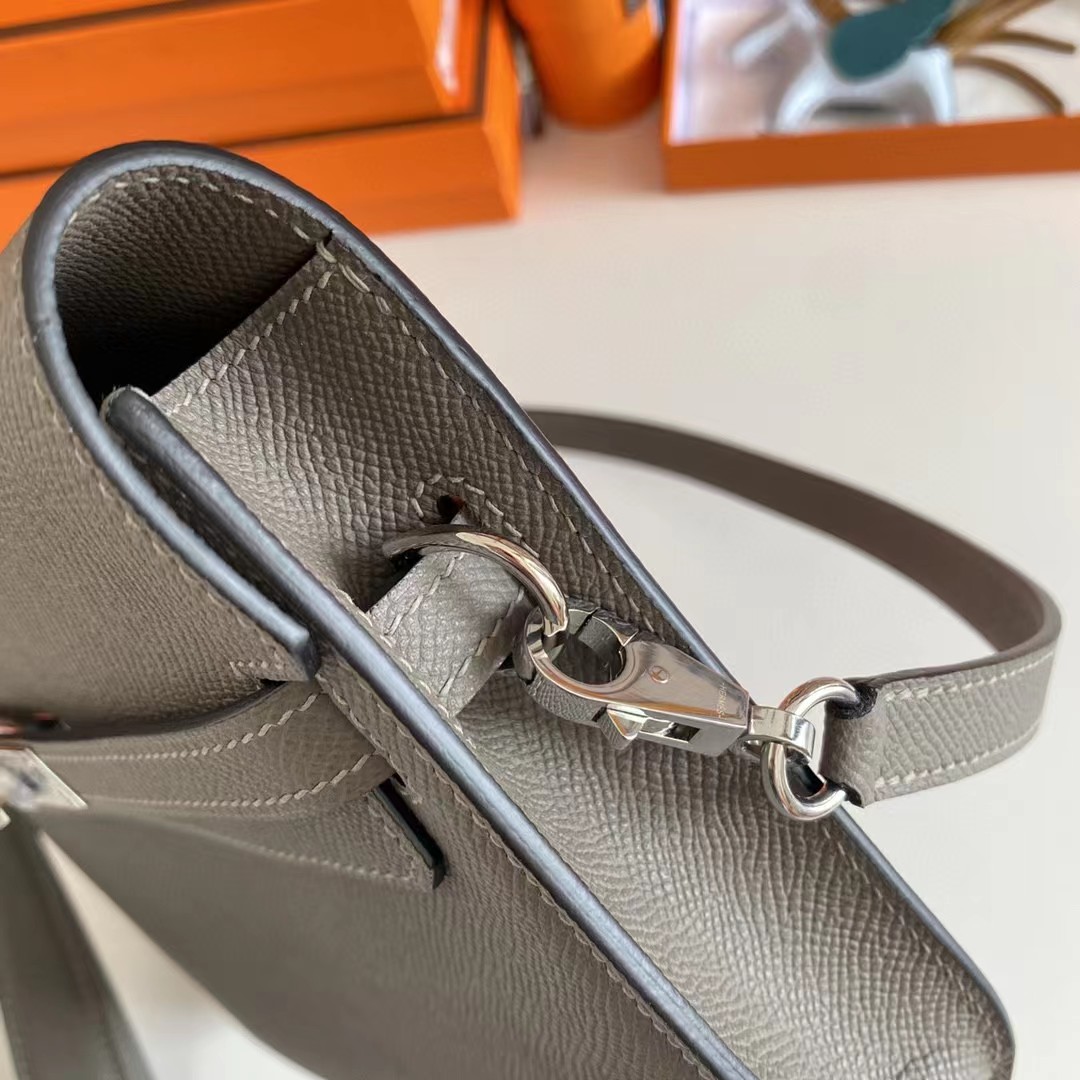 Hermes Kelly Dépêches Leather Bag (25-19-5cm) - DopestKickz