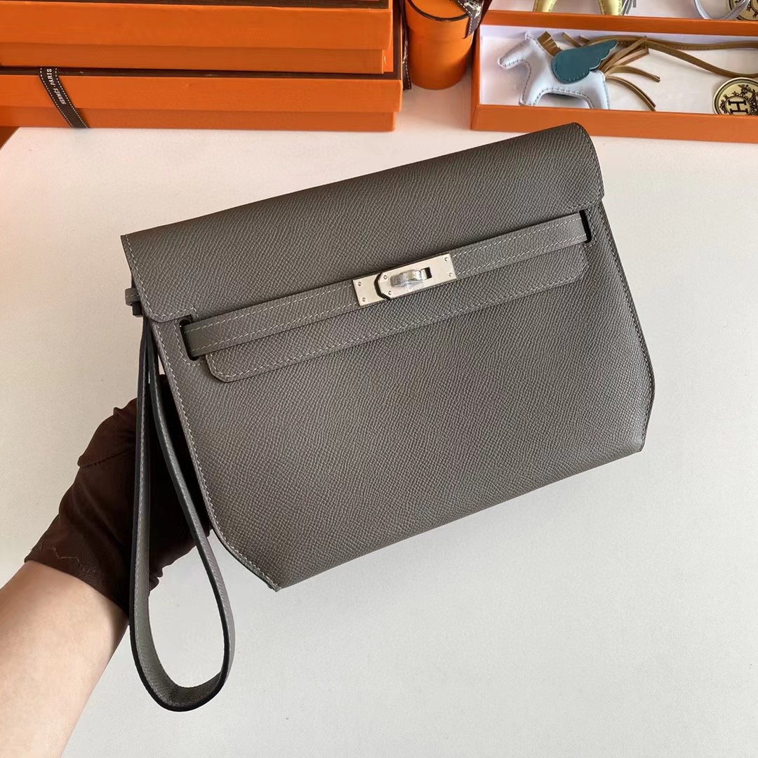 Hermes Kelly Dépêches Leather Bag (25-19-5cm) - DopestKickz