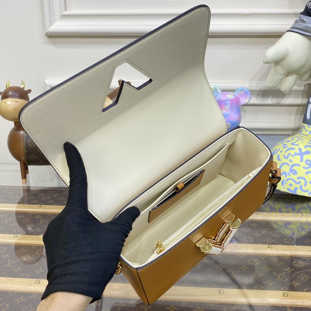 Louis Vuitton Twist MM Gold Honey Epi (23*17*9.5cm)      M22229 - DopestKickz