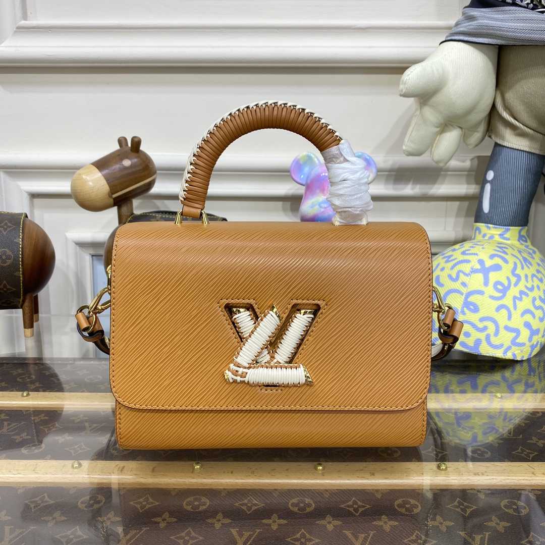 Louis Vuitton Twist MM Gold Honey Epi (23*17*9.5cm)      M22229 - DopestKickz