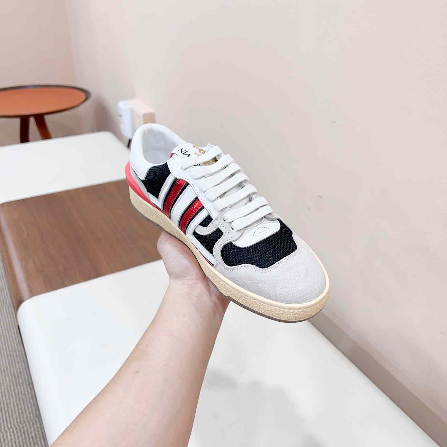 Lanvin Leather Low-top Clay Sneakers - DopestKickz