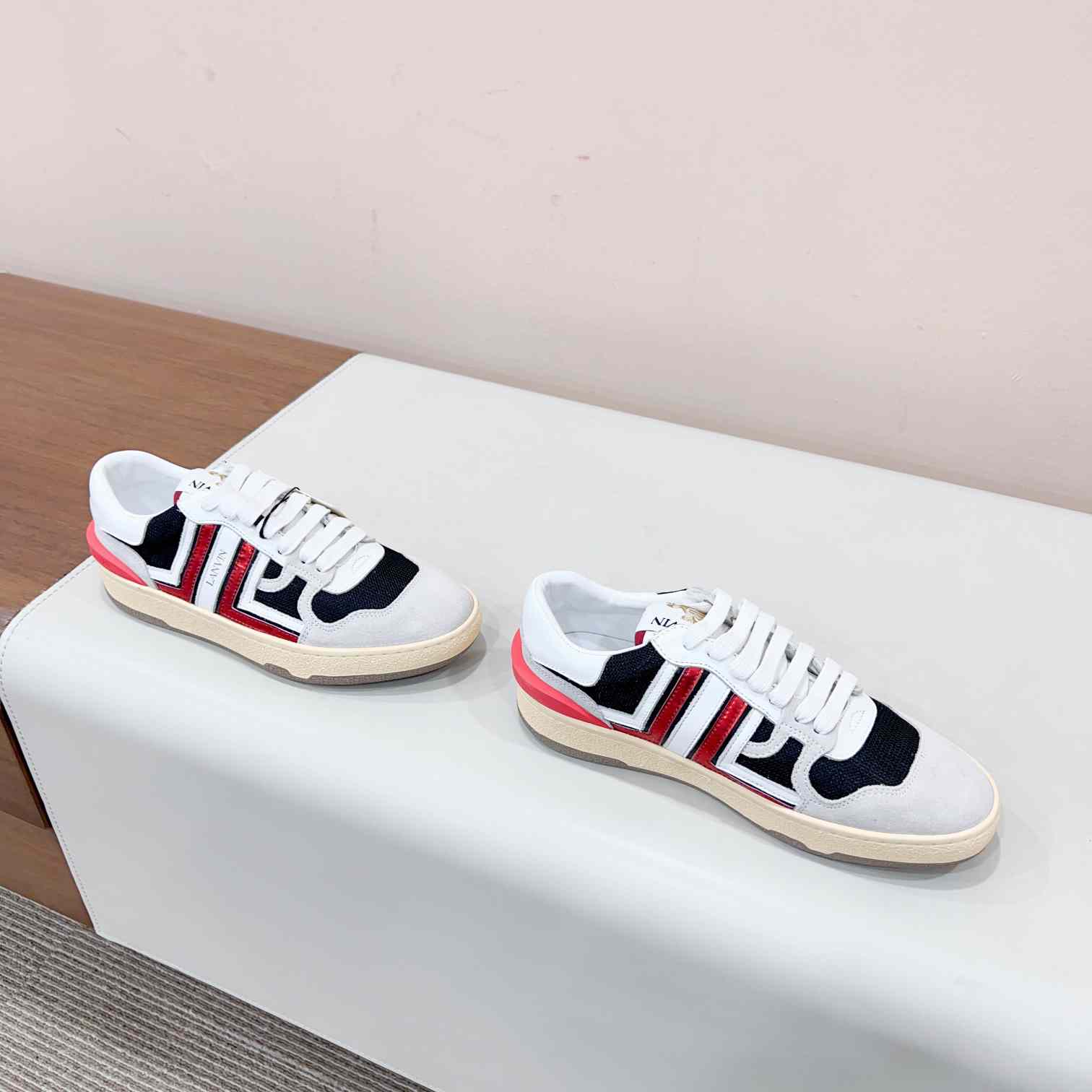 Lanvin Leather Low-top Clay Sneakers - DopestKickz