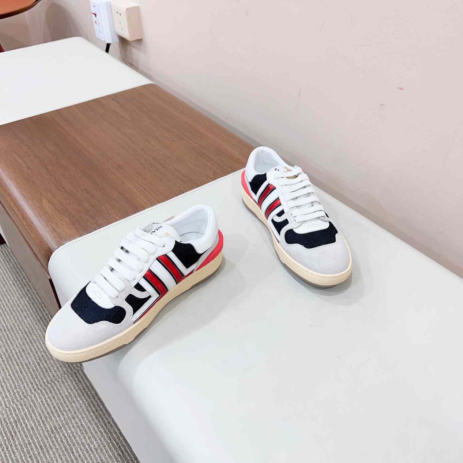 Lanvin Leather Low-top Clay Sneakers - DopestKickz