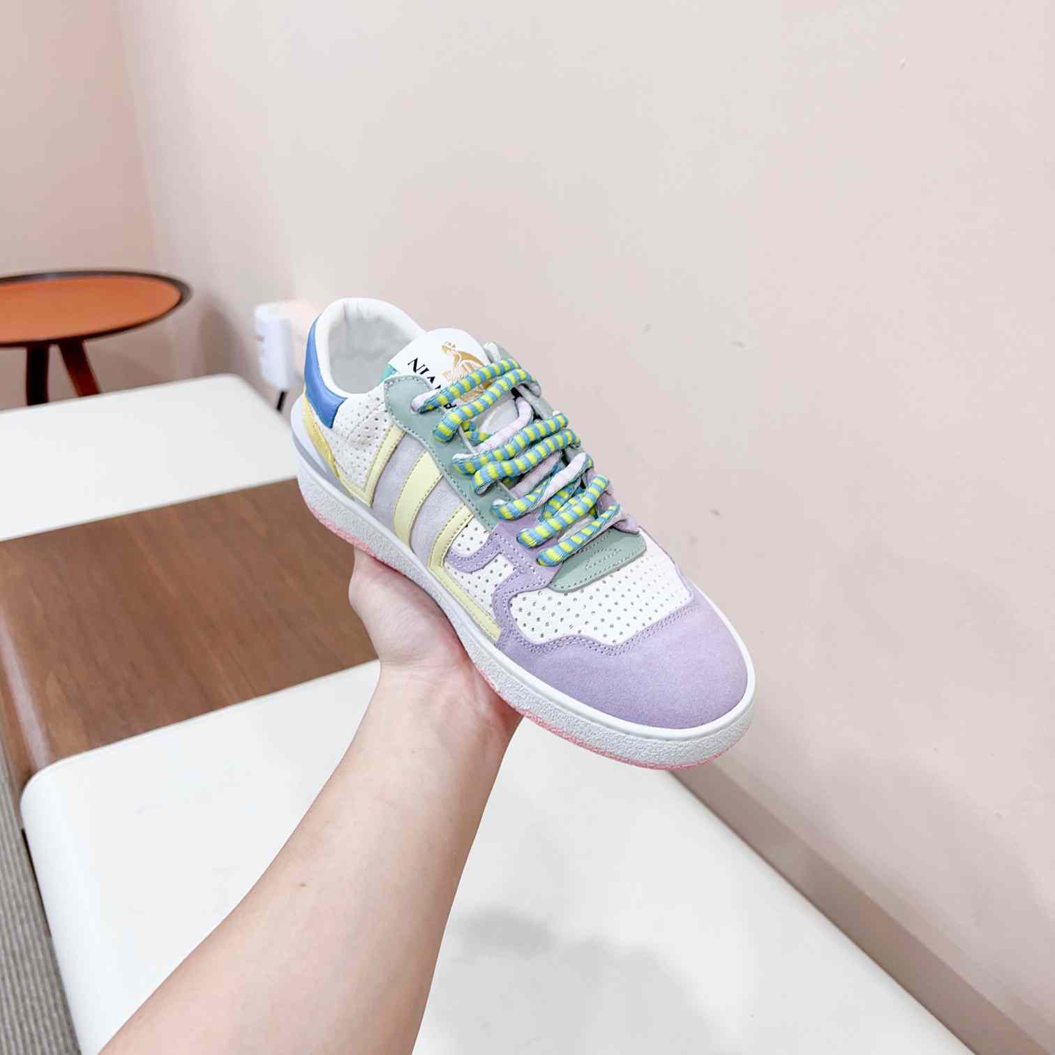 Lanvin Clay Colour-block Sneakers - DopestKickz