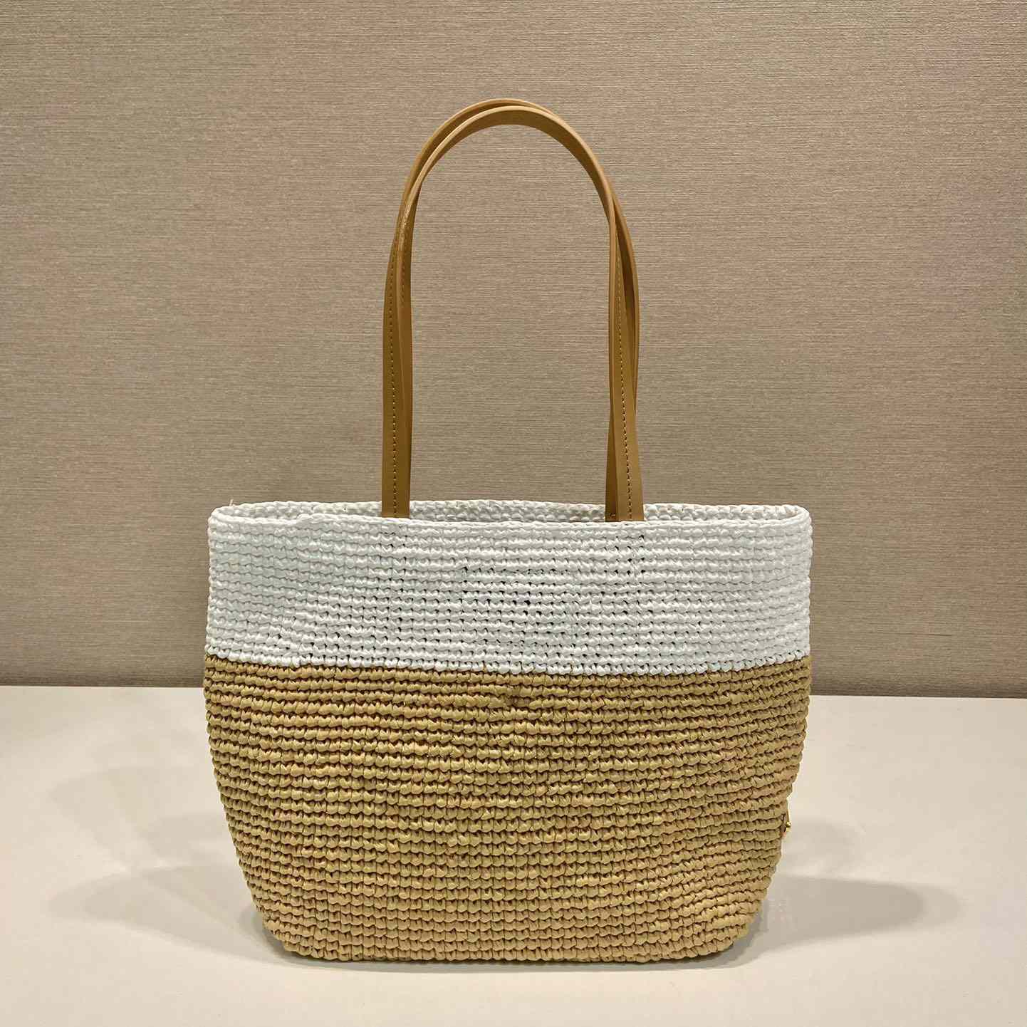 Prada Raffia Tote Bag - DopestKickz