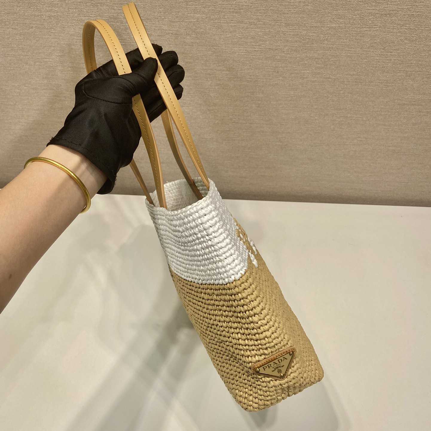 Prada Raffia Tote Bag - DopestKickz