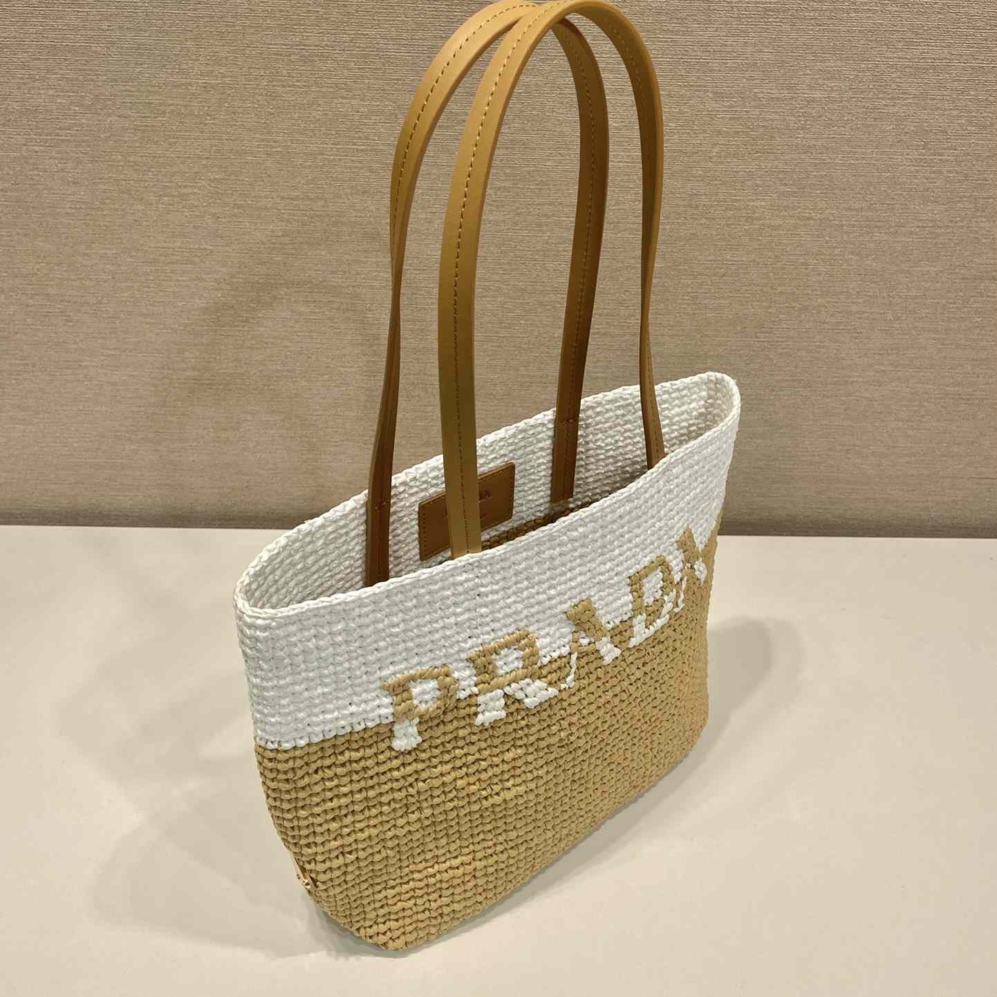 Prada Raffia Tote Bag - DopestKickz