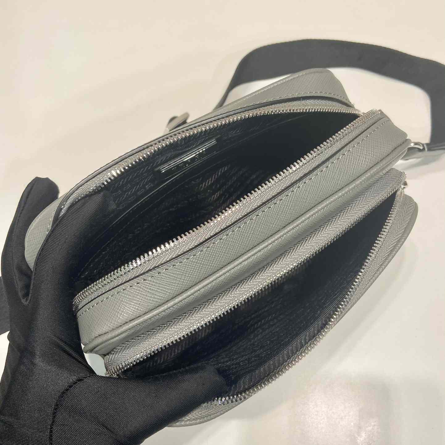 Prada Saffiano Leather Shoulder Bag - DopestKickz