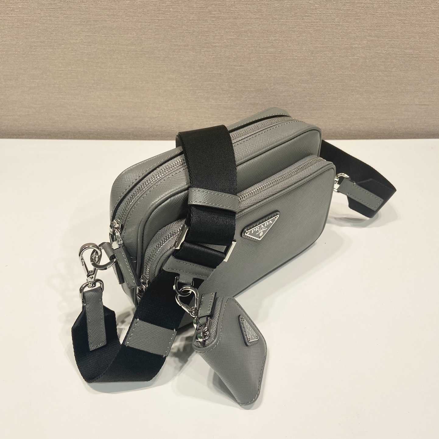 Prada Saffiano Leather Shoulder Bag - DopestKickz