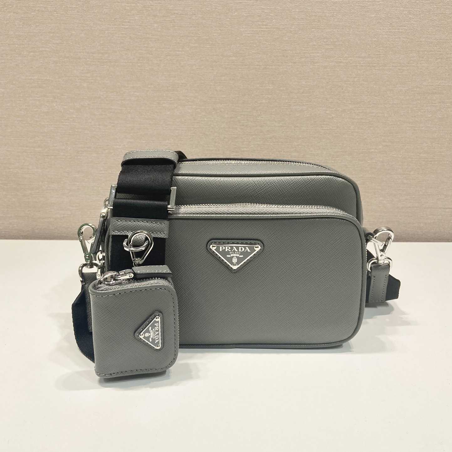Prada Saffiano Leather Shoulder Bag - DopestKickz