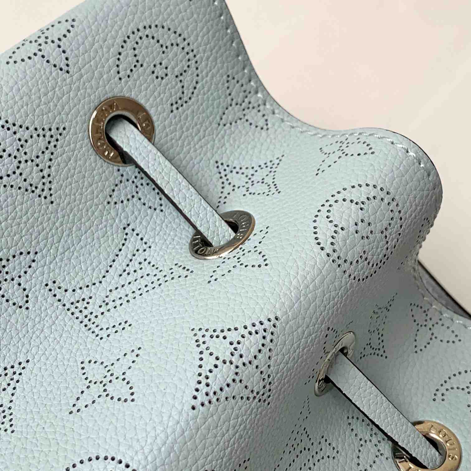 Louis Vuitton Bella Blue Denim Mahina  (19 x 22 x 14cm)    M22198 - DopestKickz