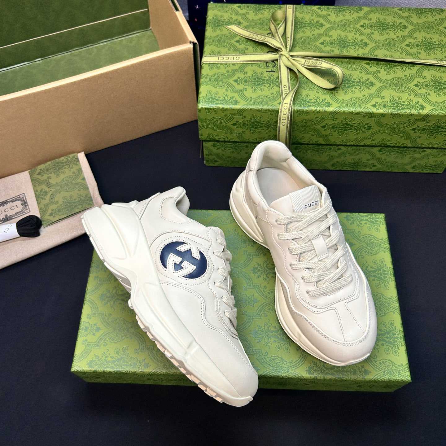 Gucci Interlocking G Rhyton Sneaker (upon uk size) - DopestKickz