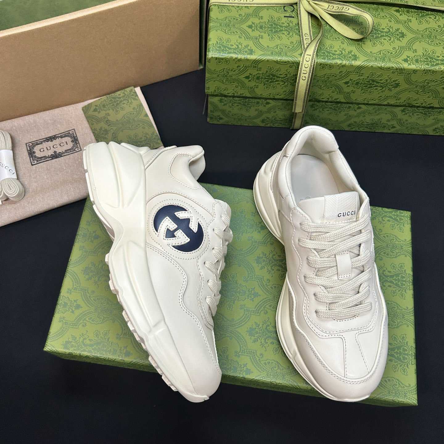 Gucci Interlocking G Rhyton Sneaker (upon uk size) - DopestKickz