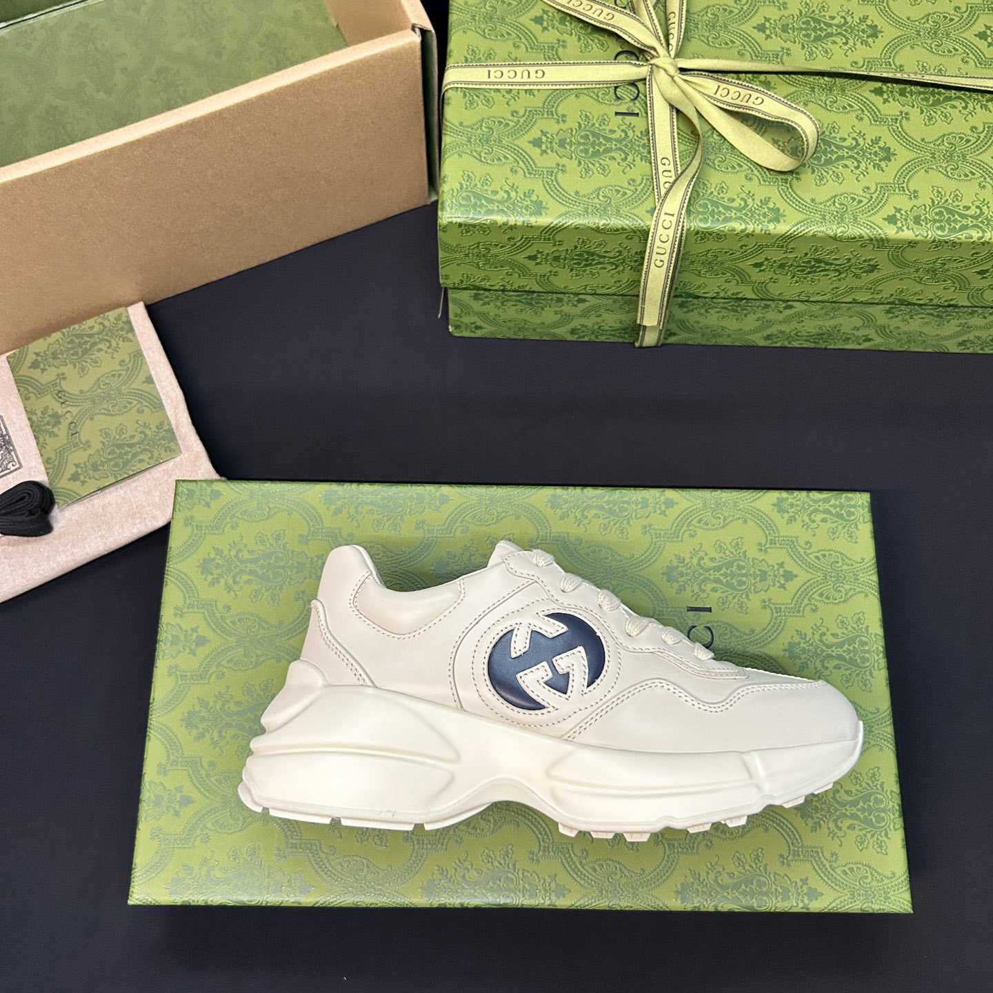 Gucci Interlocking G Rhyton Sneaker (upon uk size) - DopestKickz