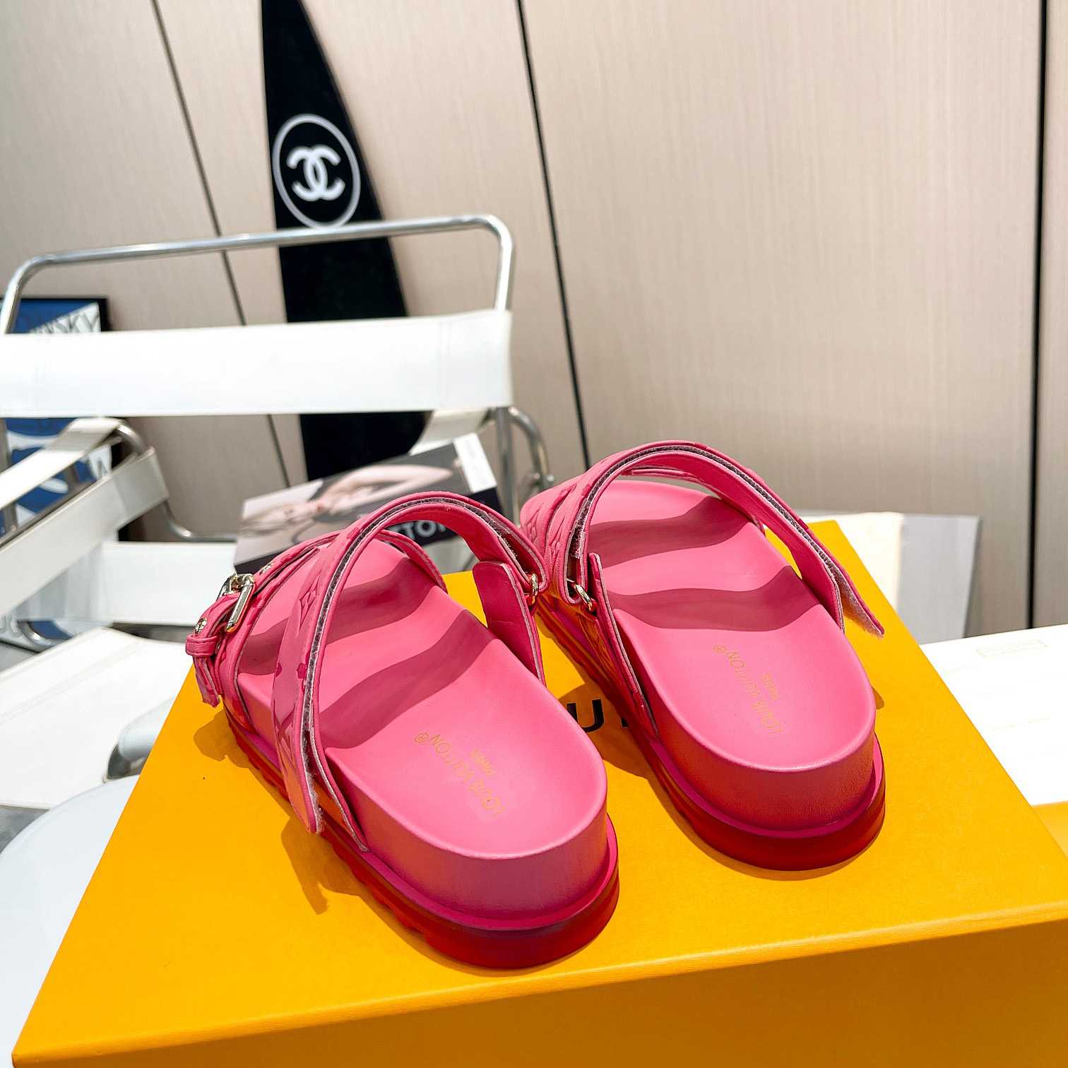 Louis Vuitton Bom Dia Flat Comfort Mule   1AB38P - DopestKickz