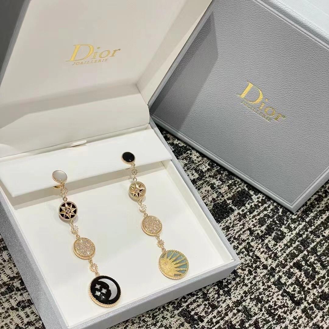 Dior Rose Des Vents And Rose Céleste Earrings - DopestKickz
