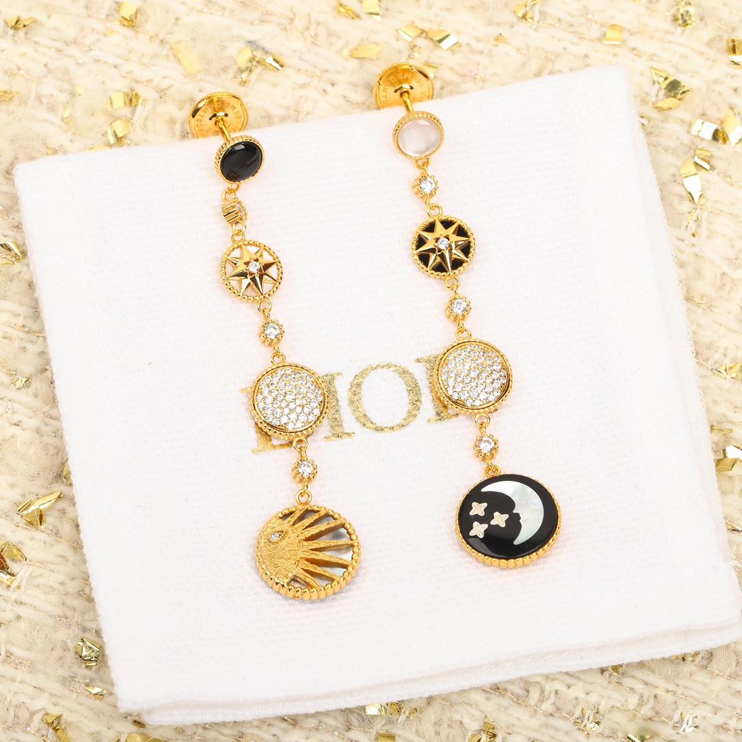 Dior Rose Des Vents And Rose Céleste Earrings - DopestKickz