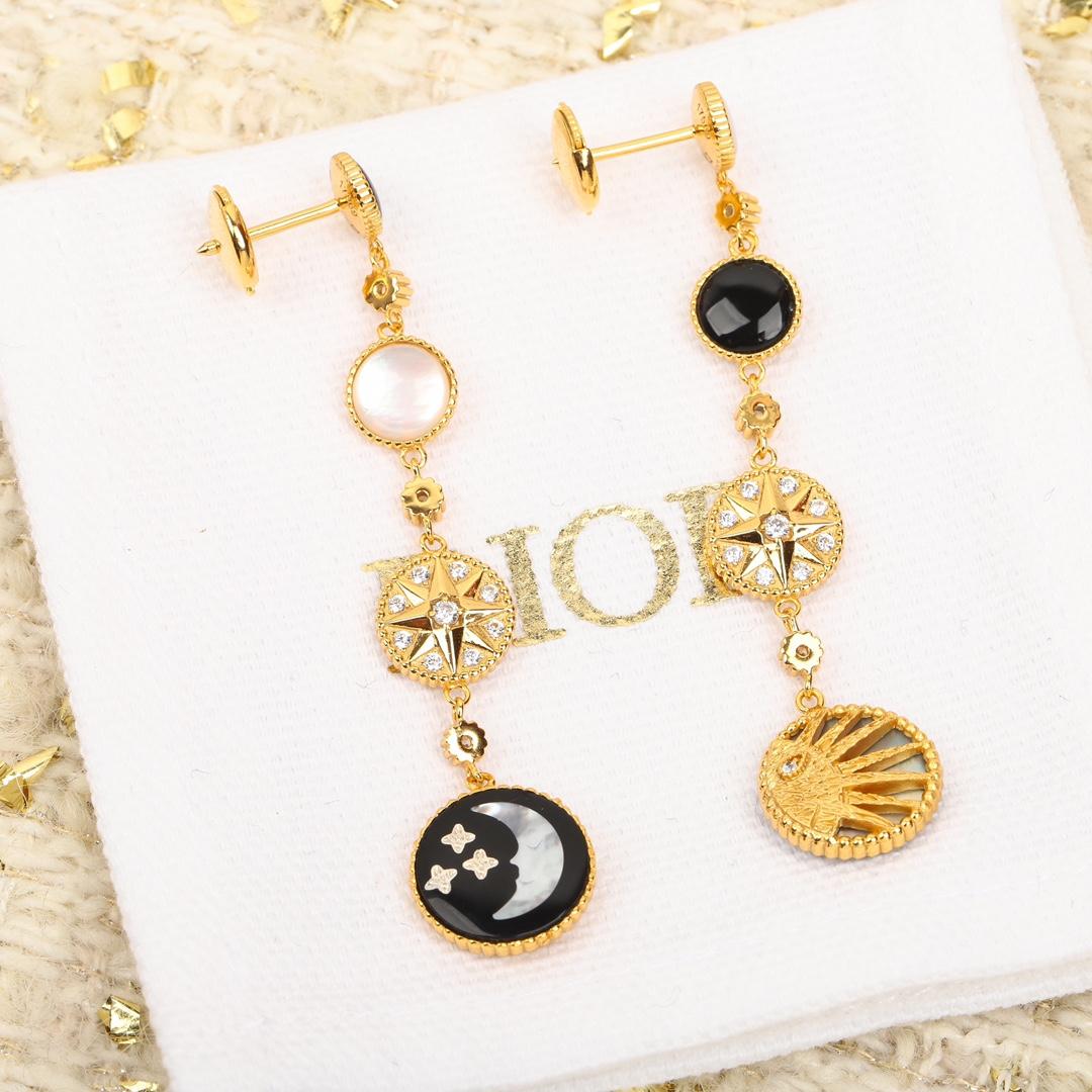 Dior Rose Des Vents And Rose Céleste Earrings - DopestKickz