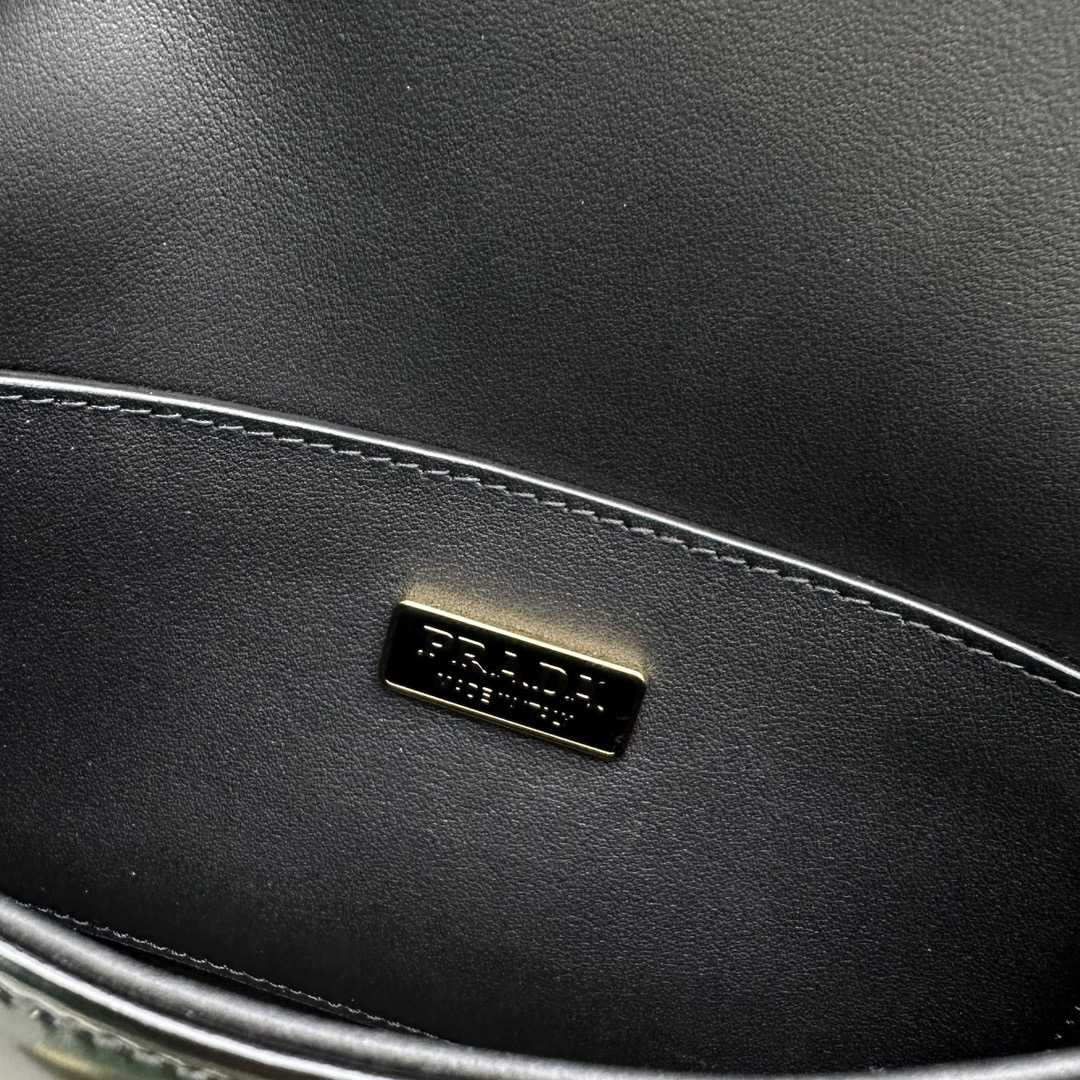 Prada Brushed Leather Shoulder Bag - DopestKickz