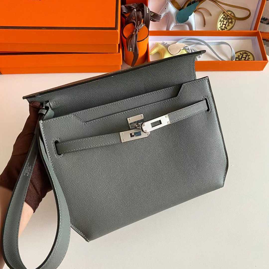 Hermes Kelly Dépêches Leather Bag (25-19-5cm) - DopestKickz