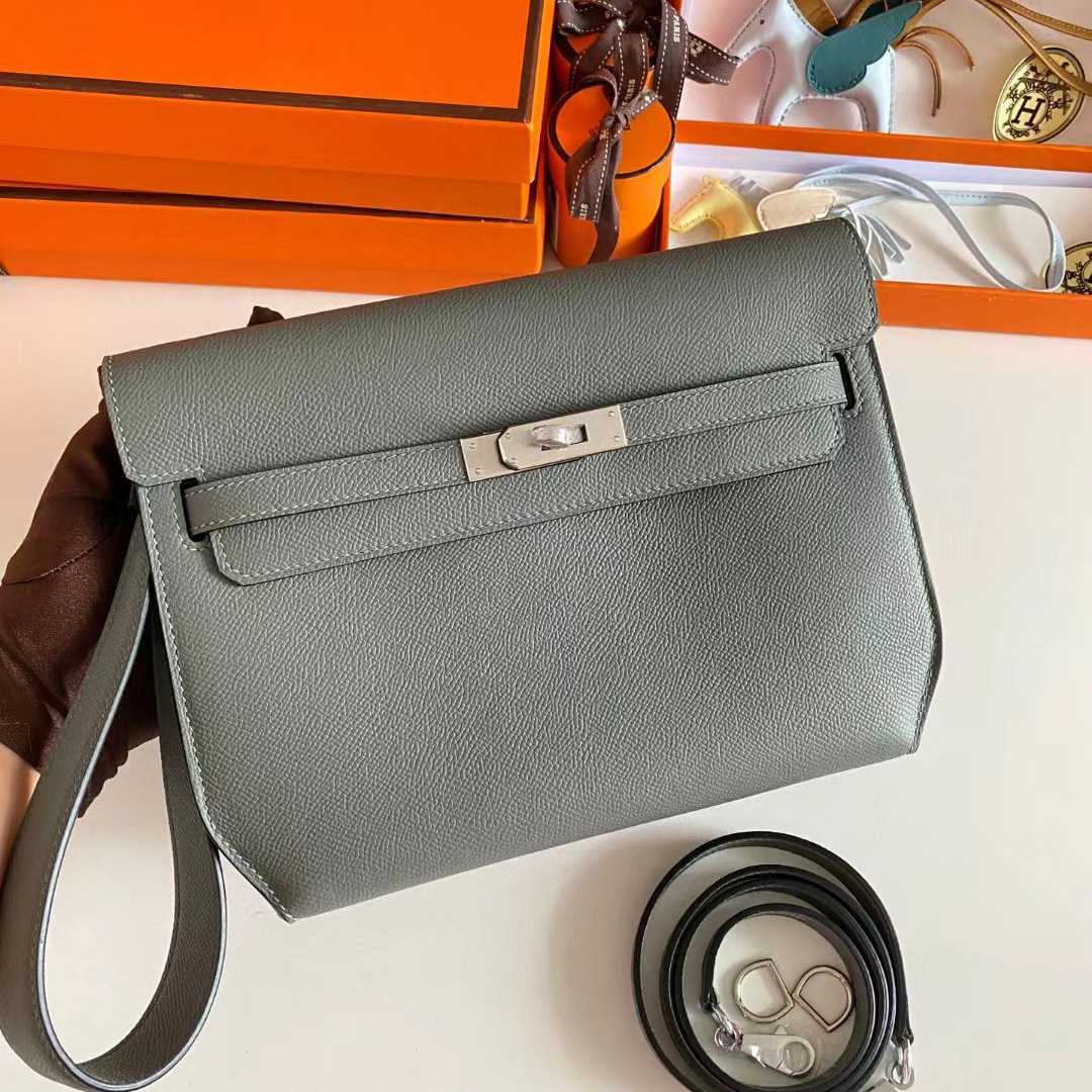 Hermes Kelly Dépêches Leather Bag (25-19-5cm) - DopestKickz