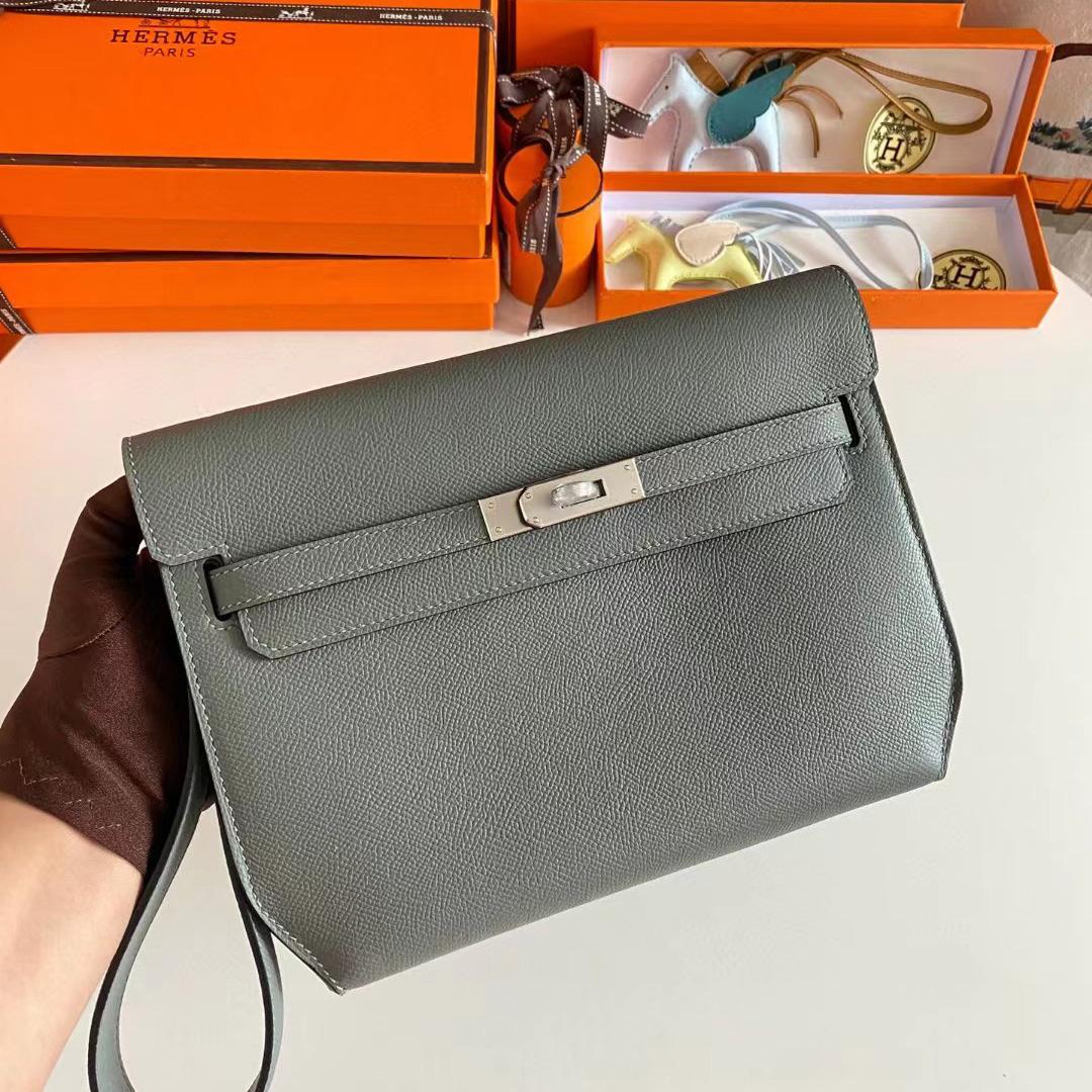 Hermes Kelly Dépêches Leather Bag (25-19-5cm) - DopestKickz