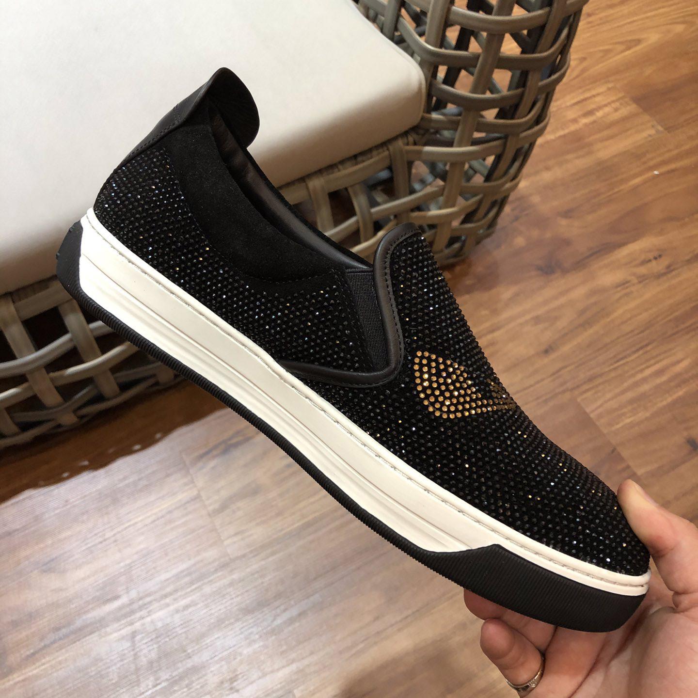 Fendi Men's Black Loafer Monster Eyes - DopestKickz