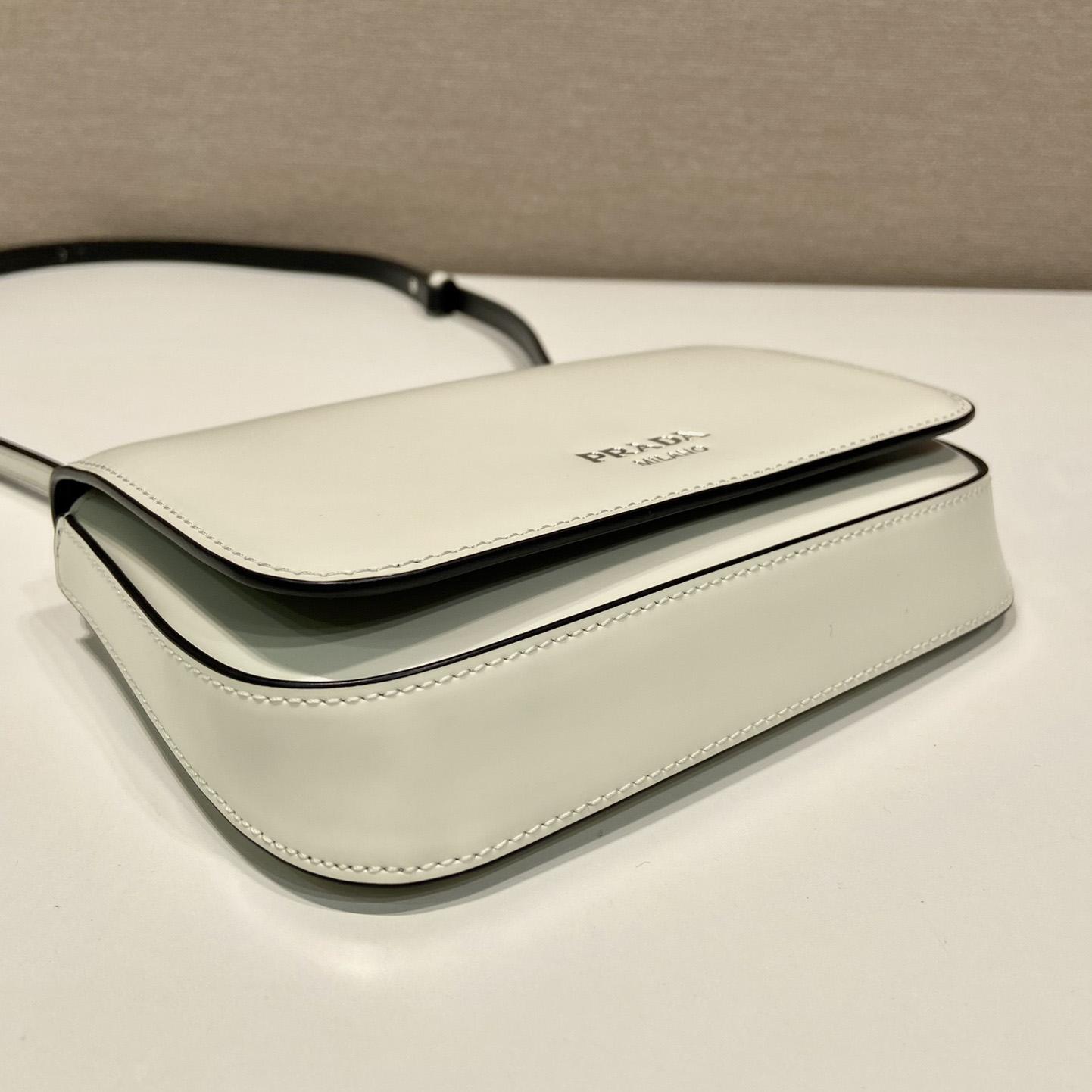 Prada Brushed Leather Mini-bag With Shoulder Strap - DopestKickz