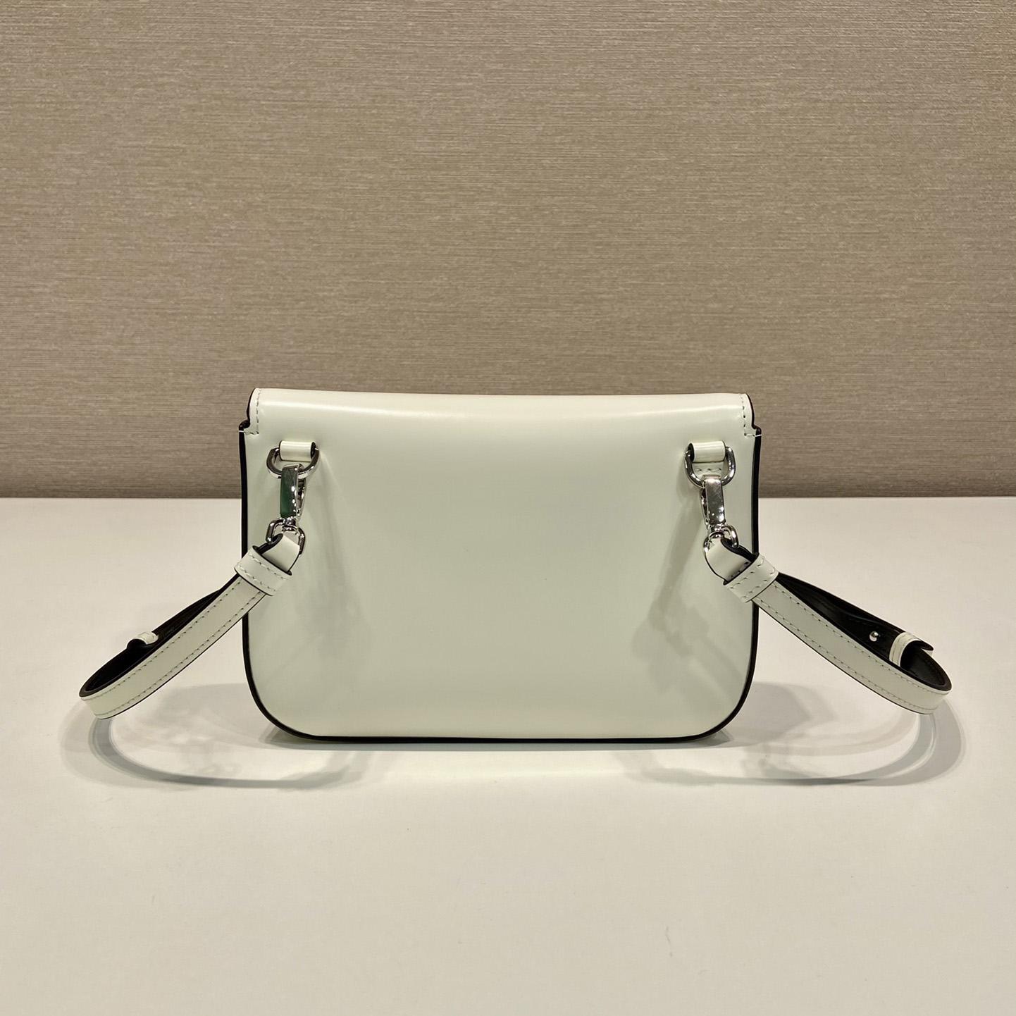Prada Brushed Leather Mini-bag With Shoulder Strap - DopestKickz