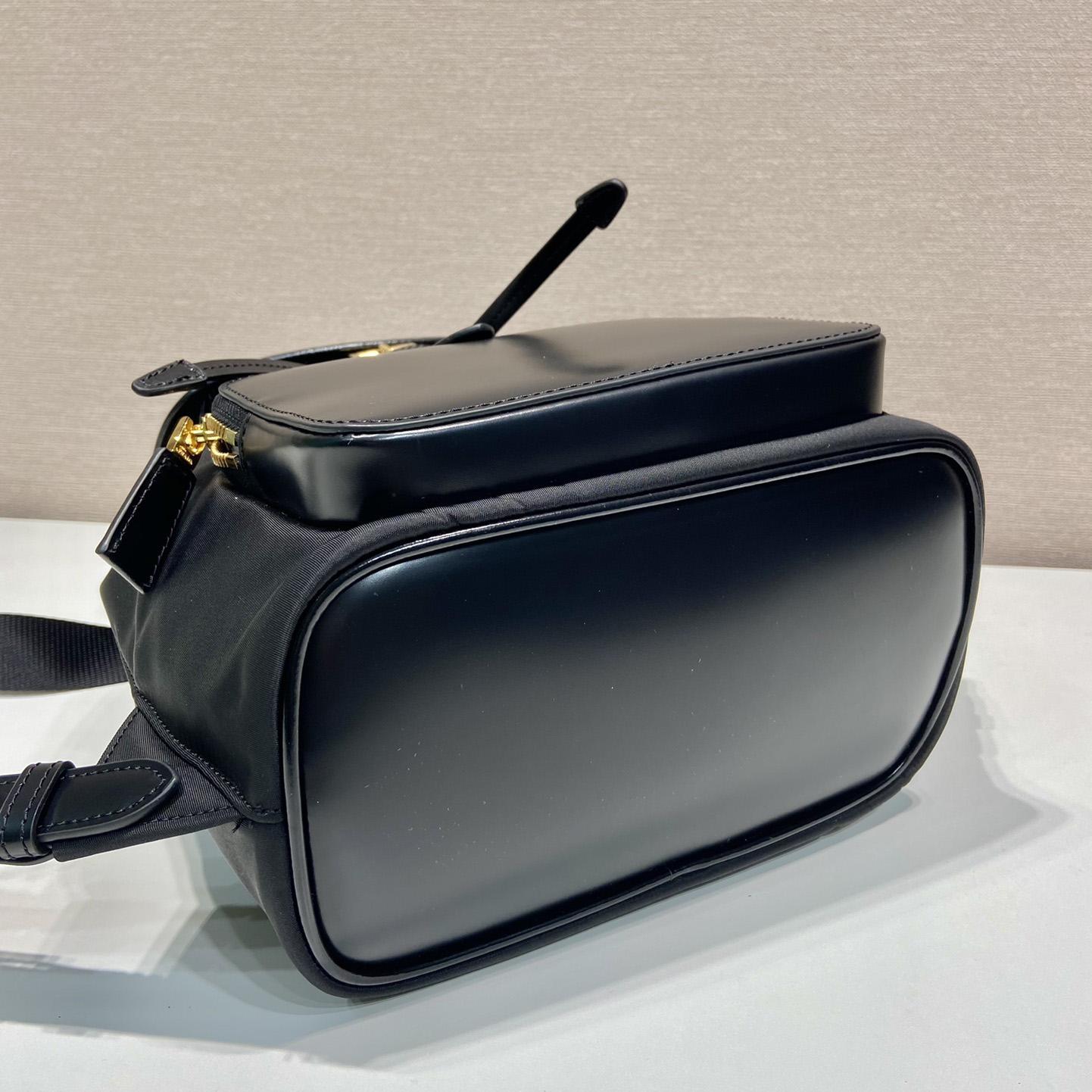 Prada Re-Nylon And Brushed Leather Backpack - DopestKickz