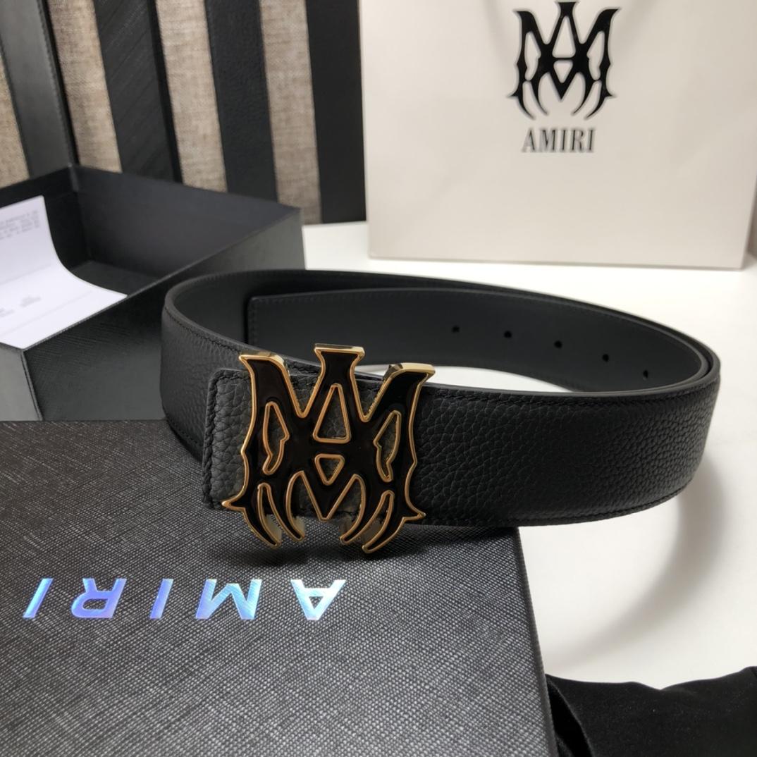 Amiri Ma Leather Belt - DopestKickz