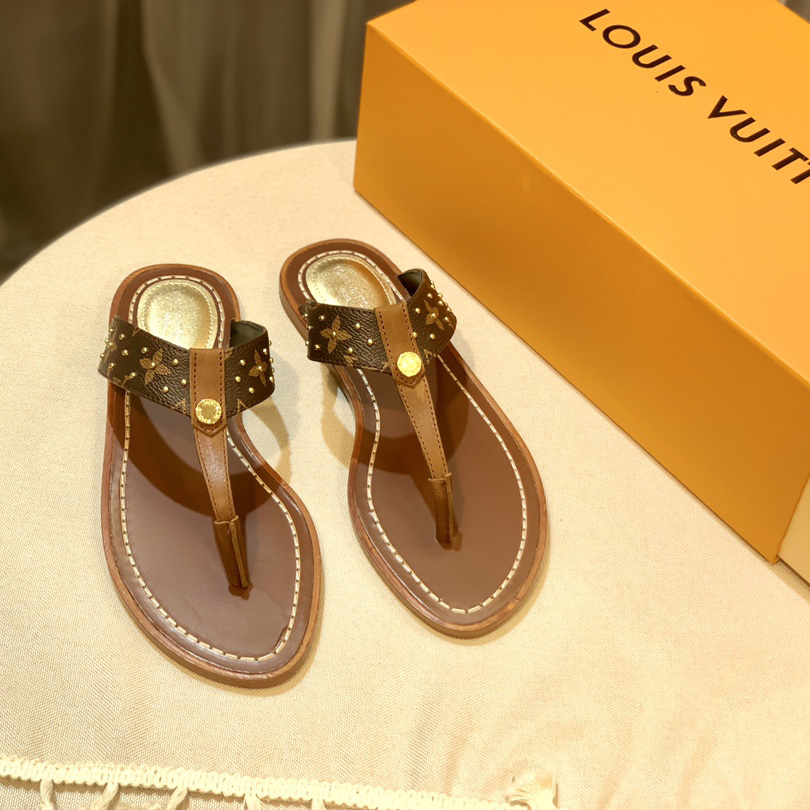 Louis Vuitton Sunny Flat Thong   1AB37T - DopestKickz