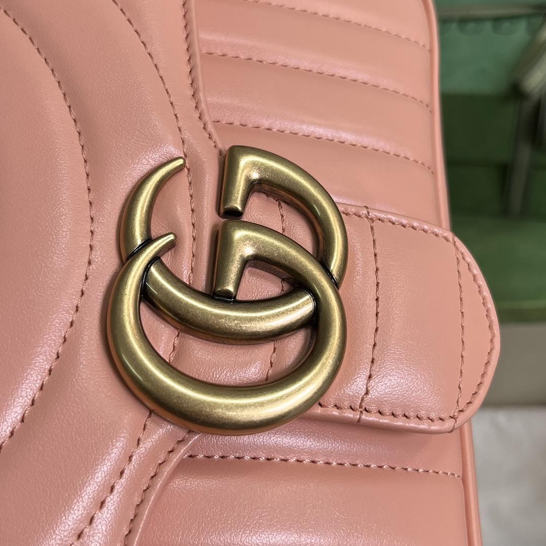 Gucci GG Marmont Small Shoulder Bag(26*15*7cm)   - DopestKickz
