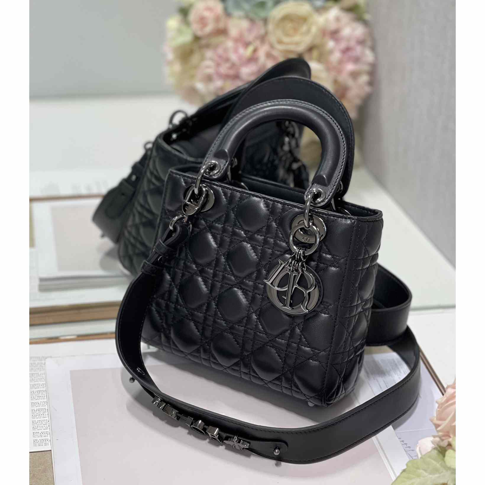 Dior Lady Dior Bag   20cm - DopestKickz