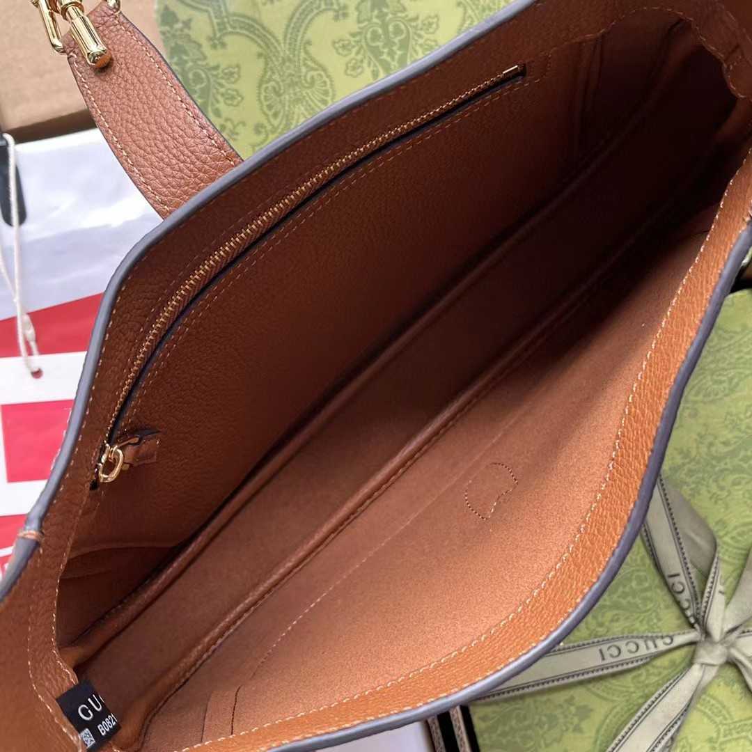 Gucci Jackie 1961 Small Natural Grain Bag(27.5-19-4.5cm) - DopestKickz