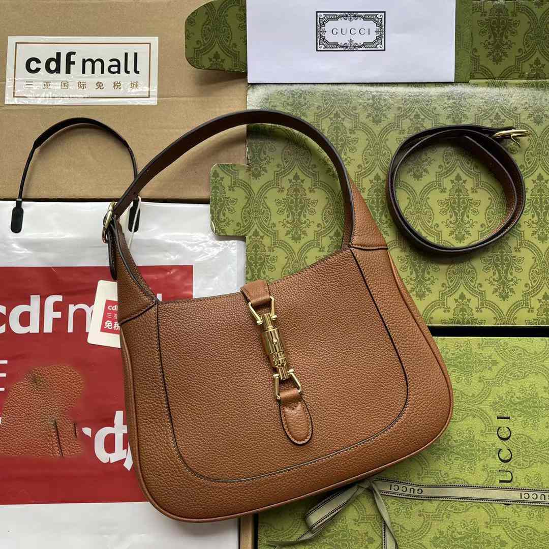 Gucci Jackie 1961 Small Natural Grain Bag(27.5-19-4.5cm) - DopestKickz