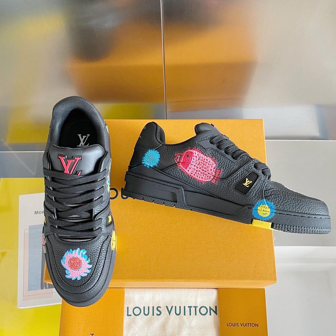 Louis Vuitton LV x YK LV Trainer Sneaker   1ABD2W - DopestKickz