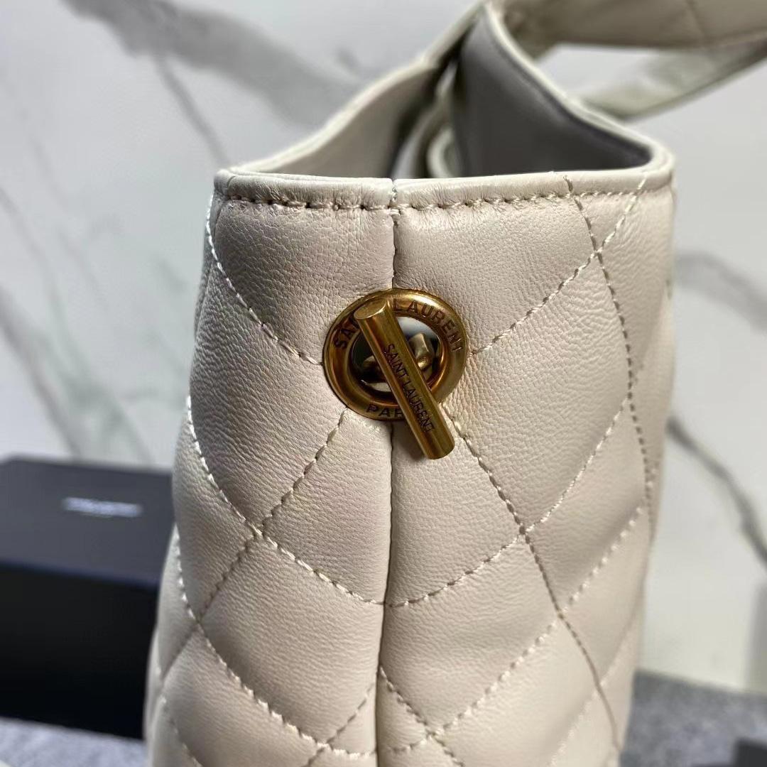 Saint Laurent Icare Extra large Embellished Quilted Leather Tote (58-34-8cm) - DopestKickz