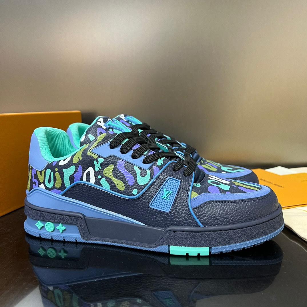 Louis Vuitton LV Trainer Sneaker   1AARXS - DopestKickz