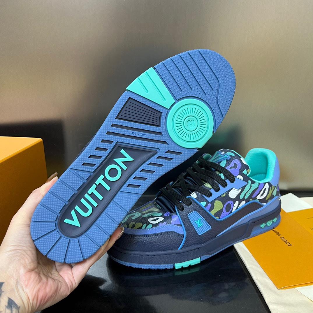 Louis Vuitton LV Trainer Sneaker   1AARXS - DopestKickz
