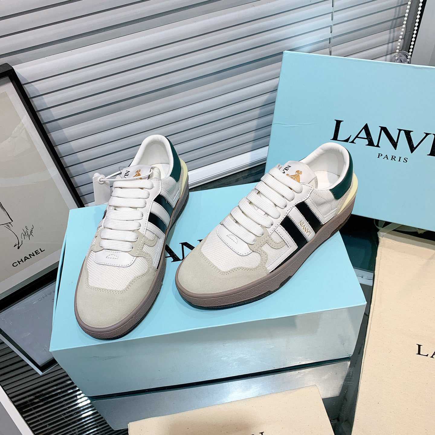 Lanvin Clay Low-Top Sneakers - DopestKickz