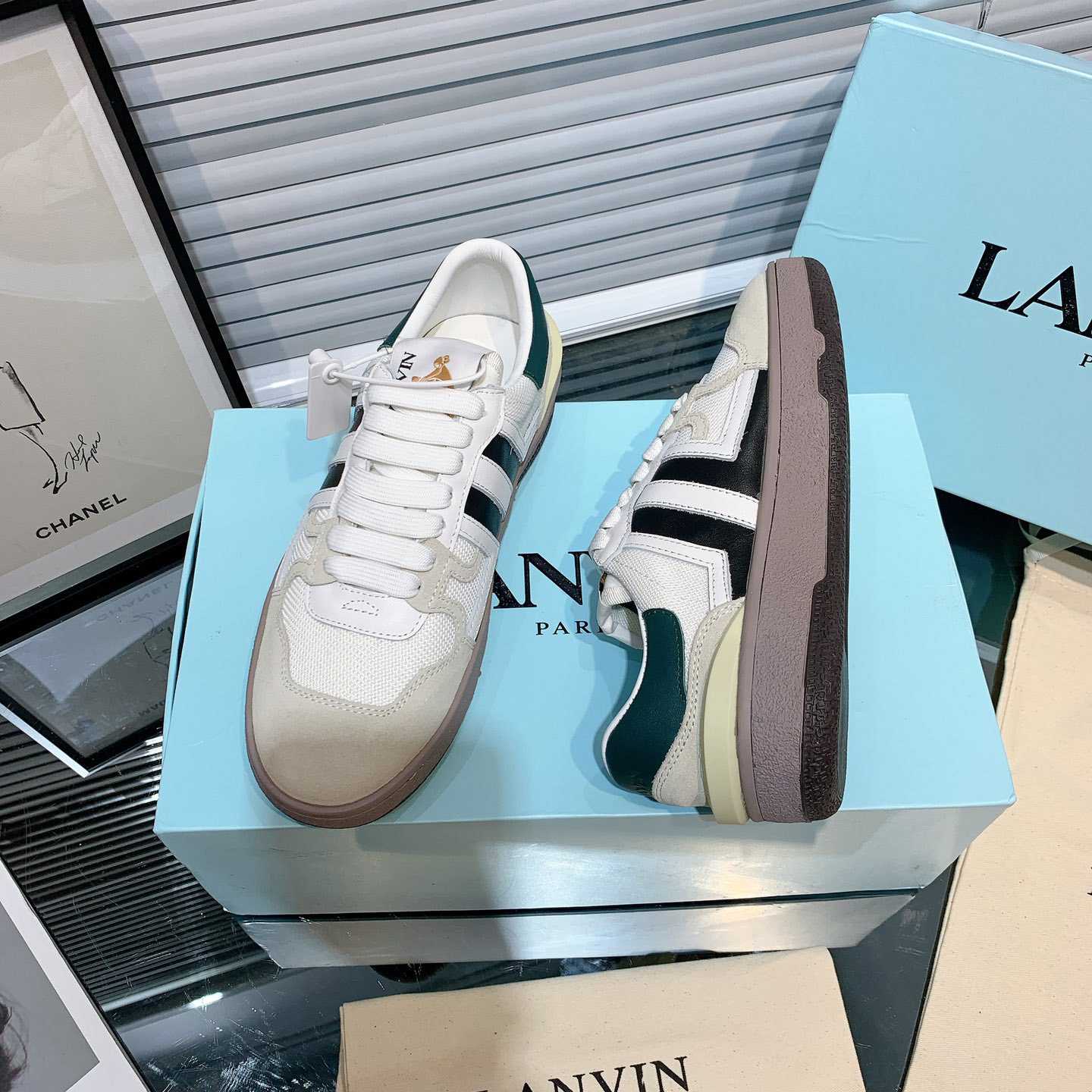 Lanvin Clay Low-Top Sneakers - DopestKickz